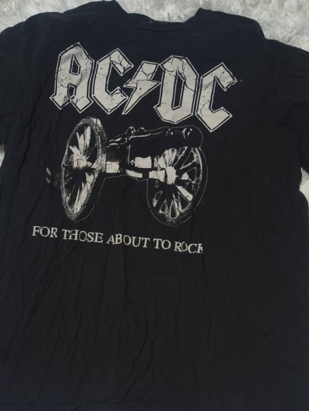 Acdc Short Sleeve Tee Shirt Large